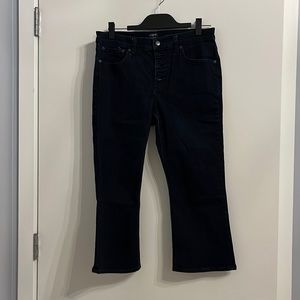 J Crew high waist crop flare jeans - 29 Petite
